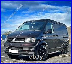 17 Black AT Alloy Wheels Fit Renault Trafic 2014 + All Terrain Tyres Comforser