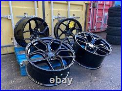 19 Aluwerks Xt2 Black Wheels 5x114.3 Vauxhall Vivaro Renault Trafic Load Rated