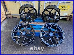 19 Aluwerks Xt2 Black Wheels 5x114.3 Vauxhall Vivaro Renault Trafic Load Rated