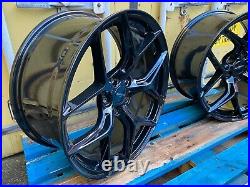 19 Aluwerks Xt2 Black Wheels 5x114.3 Vauxhall Vivaro Renault Trafic Load Rated