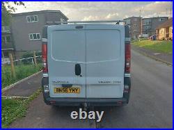 2006 Vauxhall Vivaro 2900 1.9cdti LWB campervan dayvan Drive Away white trafic