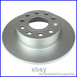 2x Brake Discs Pair Solid For Vauxhall Vivaro B 1.6 CDTI Comline Rear 4422288