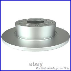 2x Brake Discs Pair Solid For Vauxhall Vivaro B 1.6 CDTI Comline Rear 4422288