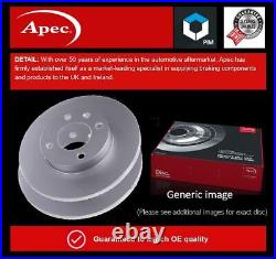 2x Brake Discs Pair Solid fits OPEL VIVARO A 2.0D Rear 06 to 14 280mm Set Apec