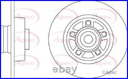 2x Brake Discs Pair Solid fits OPEL VIVARO A 2.0D Rear 06 to 14 280mm Set Apec