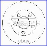 2x Brake Discs Pair Solid fits VAUXHALL VIVARO X83 2.0 Rear 02 to 06 F4R720 Set