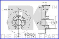 2x Brake Discs Pair Solid fits VAUXHALL VIVARO X83 2.5D Rear 03 to 14 280mm Set