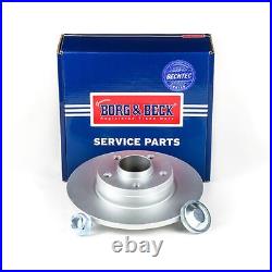 2x Brake Discs Solid Rear 280mm BBD5813S Borg & Beck AXBD2228 4408276 91166212