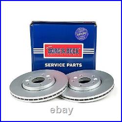 2x FRONT BRAKE DISCS for FIAT NISSAN OPEL RENAULT VAUXHALL