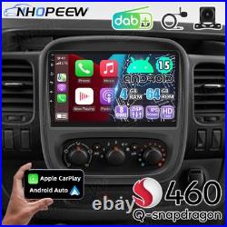 4+64GB DAB+ CarPlay Android Radio Stereo For Vauxhall Vivaro B Renault Master 3