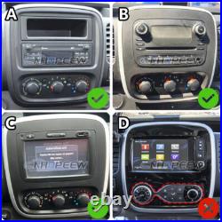 4+64GB DAB+ CarPlay Android Radio Stereo For Vauxhall Vivaro B Renault Master 3
