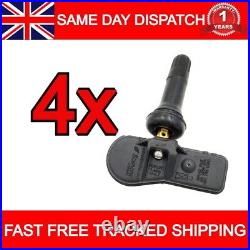 4x TYRE PRESSURE MONITOR SENSOR TPMS FITS FIAT TALENTO 296 2016-ON 93457916