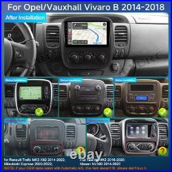 6+128G Android 15 Car Stereo Radio GPS For Vauxhall Vivaro B Renault Traffic MK3