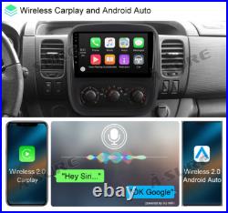 6+128G Android 15 Car Stereo Radio GPS For Vauxhall Vivaro B Renault Traffic MK3