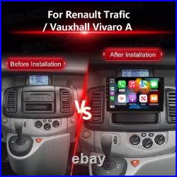 64G Android 15 Car Radio Stereo For Renault Trafic Vauxhall Vivaro A 2010-2014