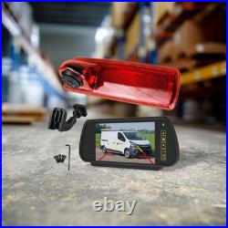 7'' Monitor Rear Brake Light Reversing Camera for Vauxhall Vivaro Renault Trafic