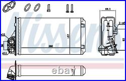 707184 NISSENS Heat Exchanger, interior heating for NISSAN, OPEL, RENAULT, VAUXHALL