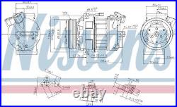 AC Compressor For VAUXHALL VIVARO 1.6 CDTI 06/14- RENAULT TRAFIC III FIAT TALNTO