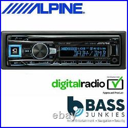 Alpine CDE-196DAB CD MP3 DAB Bluetooth iPod iPhone USB Car Stereo Radio Player