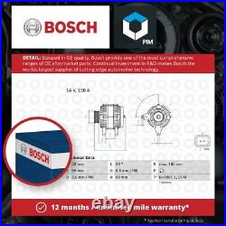 Alternator fits VAUXHALL VIVARO X83 2.5D 06 to 14 G9U630 Bosch 4405286 9121119