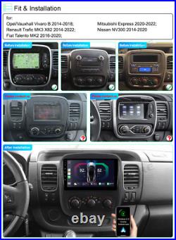 Android 13 Carplay Radio Stereo GPS 4+64G For Vauxhall Vivaro B Renault Master 3 Android 13 Carplay Radio Stereo GPS 4+64G For Vauxhall Vivaro B Renault Master 3