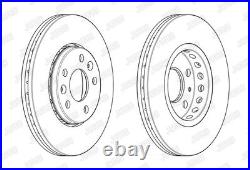 BRAKE DISC FOR VAUXHALL VIVARO/Bus/Van/Platform/Chassis OPEL RENAULT 1.6L 4cyl