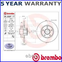 Brembo Rear Brake Disc Fits Vauxhall Vivaro 2001-2014 Renault Trafic 2001