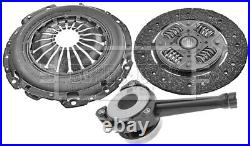 Clutch Kit 3pc (Cover+Plate+CSC) HKT1355 Borg & Beck 4401834 4409897 4413148 New