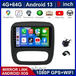 DAB+ 4+64GB CarPlay Android Radio Stereo For Vauxhall Vivaro B Renault Master 3