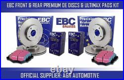 Ebc Front + Rear Discs And Pads For Vauxhall Vivaro 2.5 Td 2003-14