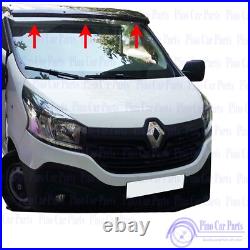 Fits Renault Trafic III Vauxhall Vivaro Primastar Sun Visor Solid Black Acrylic Fits Renault Trafic III Vauxhall Vivaro Primastar Sun Visor Solid Black Acrylic