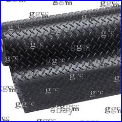 Fits Renault Trafic / Vauxhall Vivaro Van (lwb) 2014-2019 Black Rubber Rear Mat
