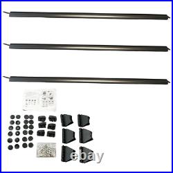 For Renault Trafic-Vauxhall Vivaro 14+ Ridgerack Roof Rack V2-3 Bars Style Black