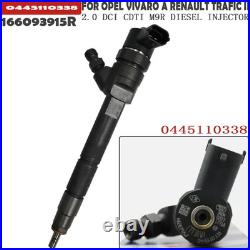 Fuel Injector For Renault Trafic Master II Vauxhall Vivaro 0445110338 166093915R