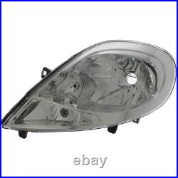 Headlamps Vauxhall Vivaro Van 2006-2015 Chrome Headlights 1 Pair Left & Right