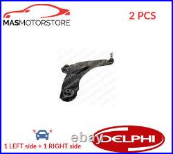 Lh Rh Track Control Arm Pair Front Lower Delphi Tc1468 2pcs G New Oe Replacement