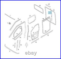 REAR DOOR CENTRE WEATHER STRIP GENUINE Vauxhall Vivaro Renault Trafic NEW