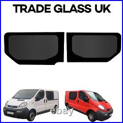 Renault Trafic Tinted Side Windows WITH FITTING KIT And U TRIM 2001-2014