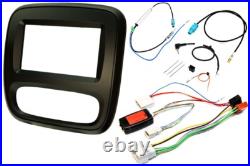Renault Trafic, Vauxhall Vivaro 2014 on Double DIN kit (NAVIGATION SYSTEM)