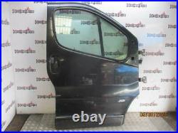 Renault Trafic Vauxhall Vivaro Driver Side Door Black 2010 To 2014