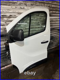 Renault Trafic Vauxhall Vivaro Mk3 Passenger Complete Front Door 369 White #a Renault Trafic Vauxhall Vivaro Mk3 Passenger Complete Front Door 369 White #a