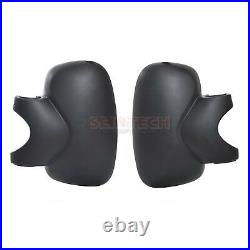 Renault Trafic Wing Mirror Covers LEFT AND RIGHT PAIR Black 20012014 UK seller