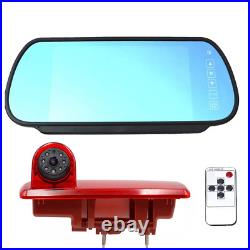 Reverse Camera For Vauxhall Vivaro Renault Trafic Mk3 X82 Brake Light+7 Monitor