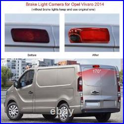 Reversing Camera Brake Light For Vauxhall/Opel Vivaro Renault Traffic+7 Monitor