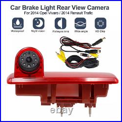 Reversing Camera Brake Light For Vauxhall/Opel Vivaro Renault Traffic+7 Monitor