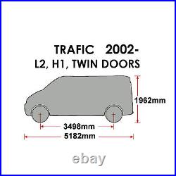 Rhino Aluminium Rack Renault Trafic H1 L2 Twin Doors 2002-2014 AH504