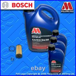 SERVICE KIT for OPEL VAUXHALL VIVARO B 1.6 BITURBO CDTI OIL FILTER +8L C2/C3 OIL