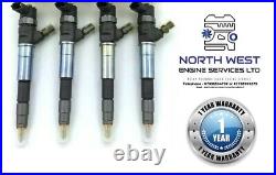 Set of 4 Reconditioned injectors Renault Trafic 1.6 Dci Turbo R9M408 / R9M413