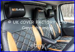 VAR Van Seat covers Renault Trafic/ Vauxhall Vivaro 2015-22 Original Fit No Logo