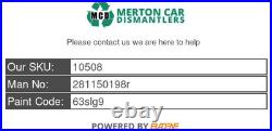 VAUXHALL Vivaro / Renault Trafic mk2 sat nav 281150198r VAUXHALL Vivaro / Renault Trafic mk2 sat nav 281150198r